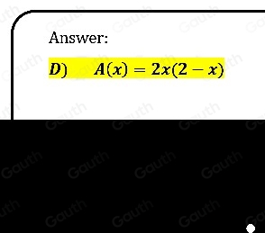 Solved: The figure shown here shows a rectangle inscribed in an ...