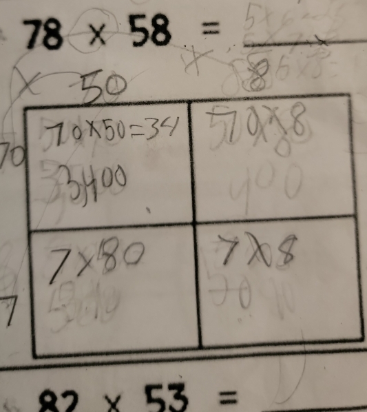 78* 58=
82* 53=
(-3,4)