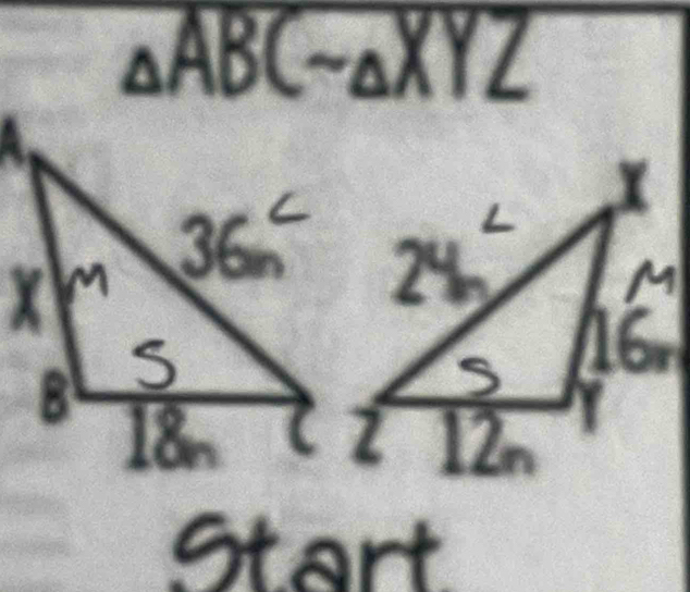 ^wedge  BB 1:80°
x 

Start