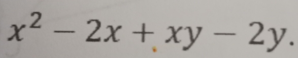 x^2-2x+xy-2y.