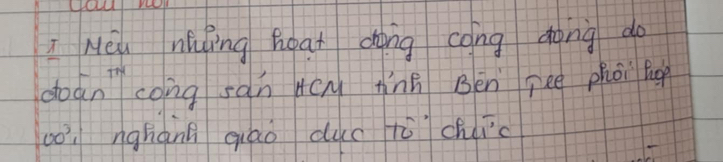 Meu niling hoat dong cong dong do 
th 
doan cong san Acn hínn Bén pee phoi lu 
1 m nghang qiáo duo tù chic