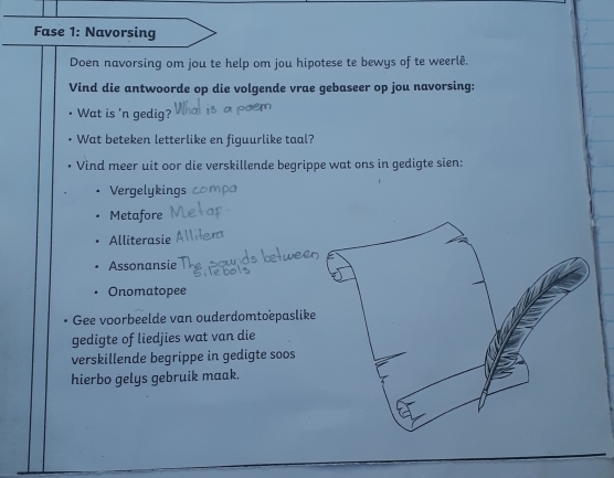 Solved: Fase 1: Navorsing Doen navorsing om jou te help om jou hipotese ...