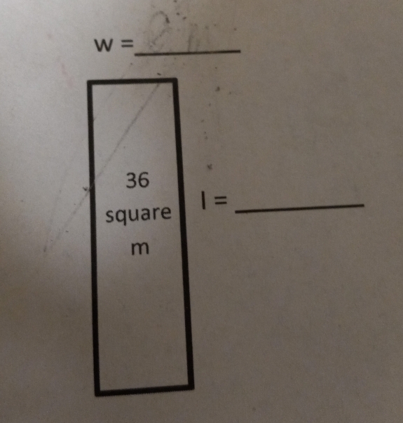 w= _
36
I= _ 
square
m