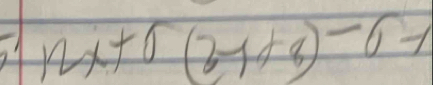 12x+67+8+8)-6-1