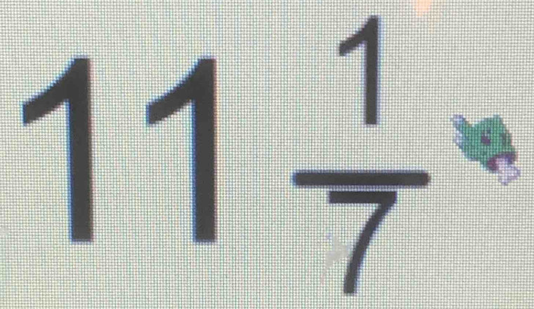 11frac 17^((circ)
t=frac 1)2
: