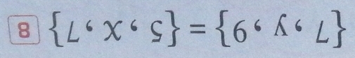 8  ∠^6X^6S = 6^6A^6L