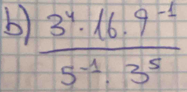  (3^4· 16.9^(-1))/5^(-1)· 3^5 