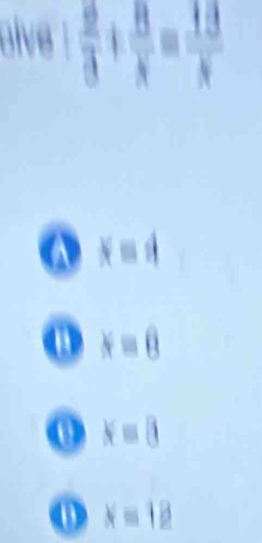 x=4
a x=0
a x=8
x=12