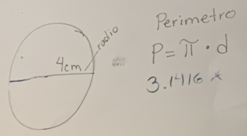 Perimetro
P=π · d
3.1416*