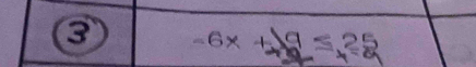 -6x+y 9<25</tex>