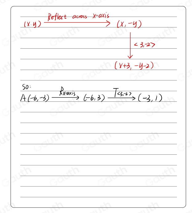 Solved: Complete both transformations below. Then enter the final ...
