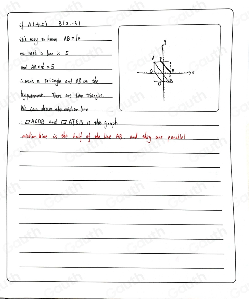 Solved: Fatima draws a quadrilateral in the coordinate plane with the ...