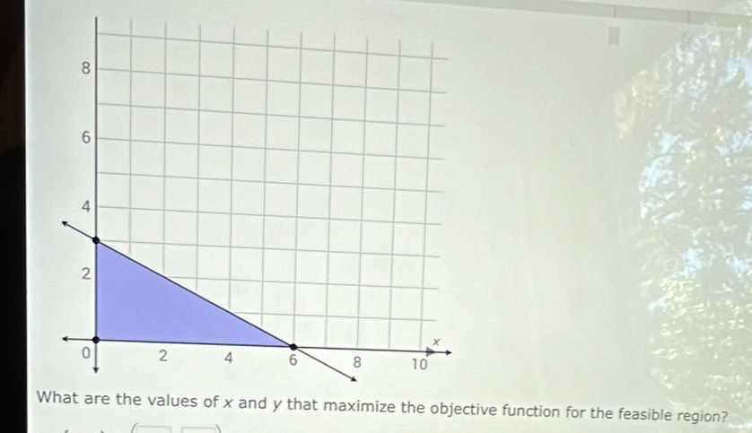 ive function for the feasible region?