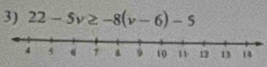 22-5v≥ -8(v-6)-5