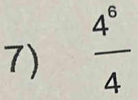  4^6/4 