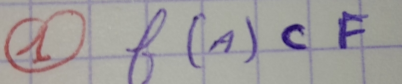 f(A)CF
y=1