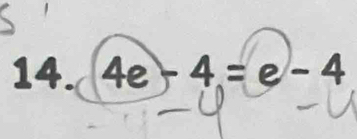 4e-4=e-4