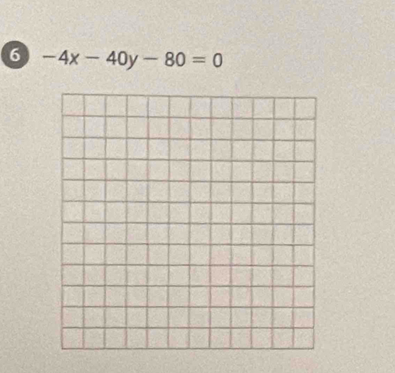 6 -4x-40y-80=0