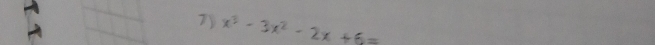 x^3-3x^2-2x+6=