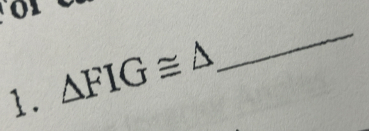 △ FIG≌ △
_