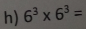 6^3* 6^3=