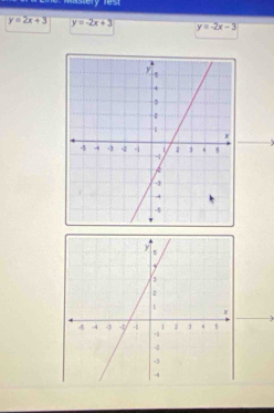 y=2x+3 y=-2x+3 y=-2x-3