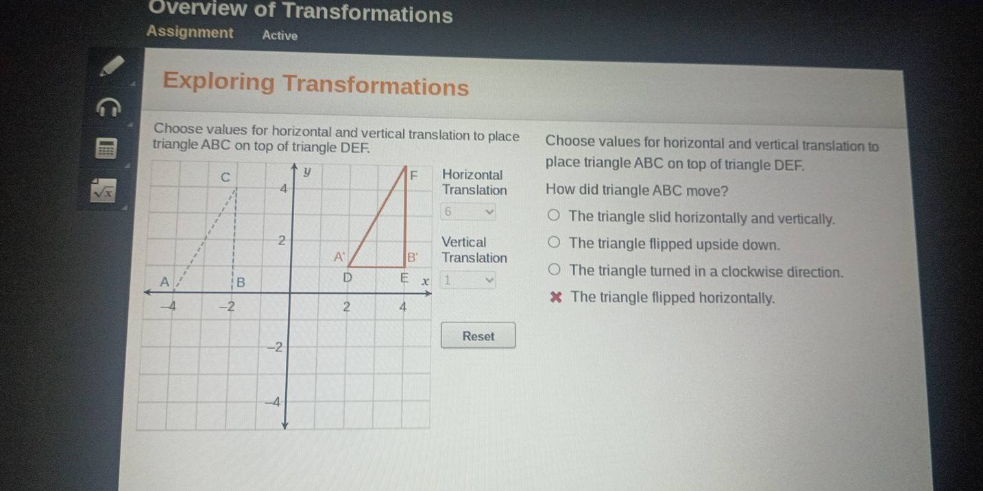 Solved: Overview of Transformations Assignment Active Exploring ...