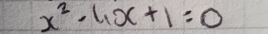 x^2-ln x+1=0