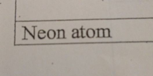 Neon atom