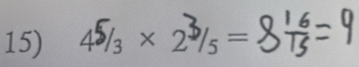 45₃ × 2½/s =