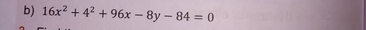 16x^2+4^2+96x-8y-84=0