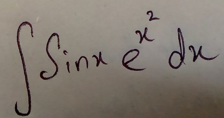 ∈t sin xe^(x^2)dx