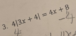 4|3x+4|=4x+8