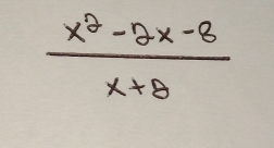  (x^2-2x-8)/x+8 