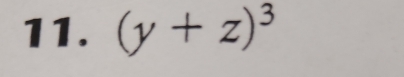 (y+z)^3