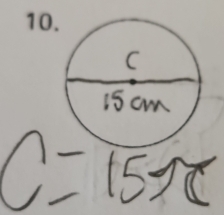 C=15π