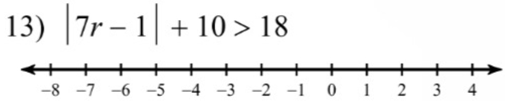 |7r-1|+10>18
0 1 2 3