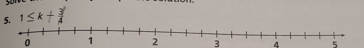 so
5. 1≤ k+ 3/4 
0
3
4
5