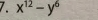 x^(12)-y^6