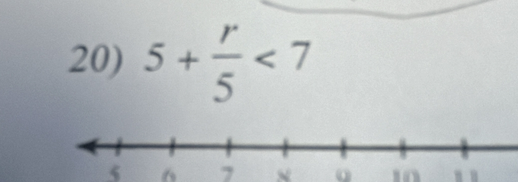 5+ r/5 <7</tex>
5 6 7 N o i