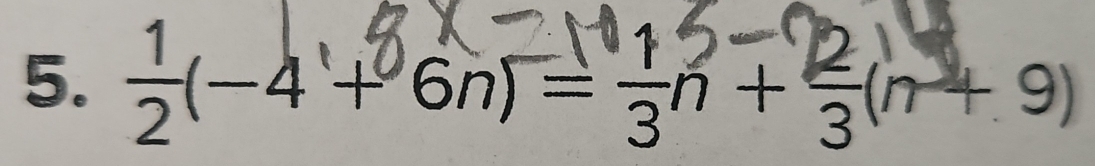 z(-4+ 6n) = sn +z(n+9)