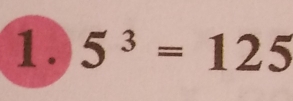 5^3=125