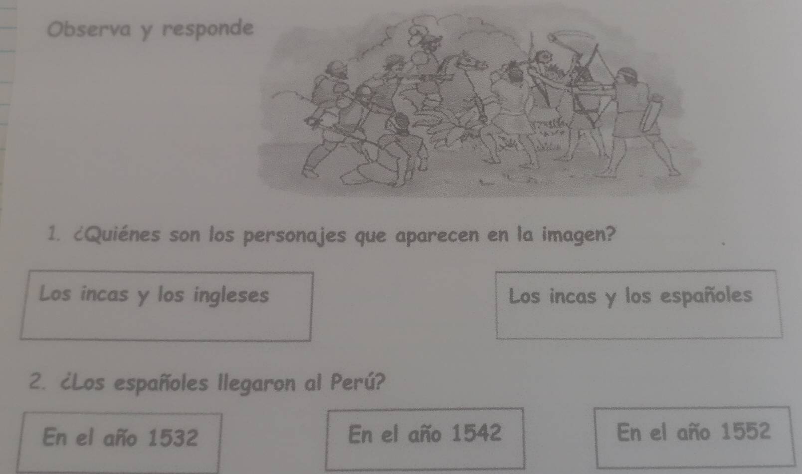 Resuelto:Observa y respo 1. ¿Quiénes son los personajes que aparecen en ...