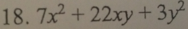 7x^2+22xy+3y^2