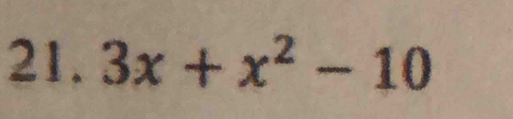 3x+x^2-10