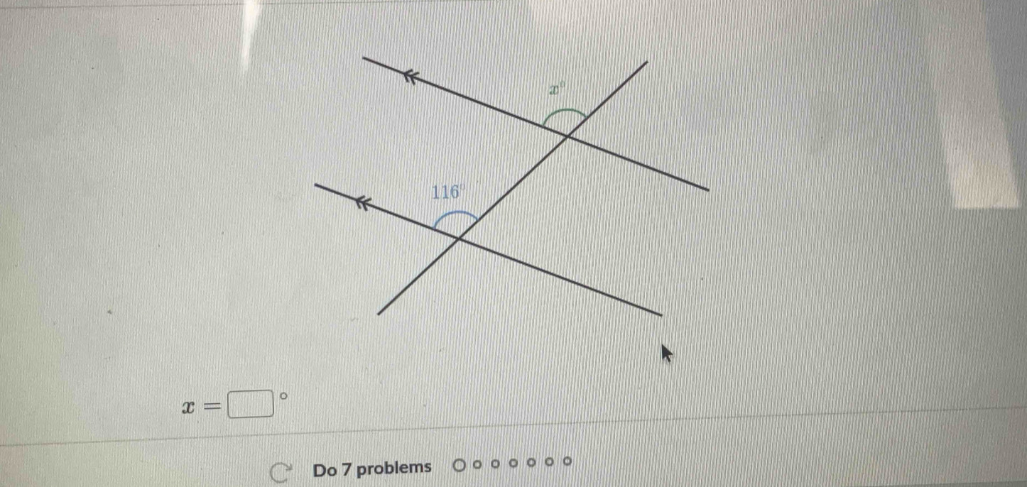 x=□°
Do 7 problems