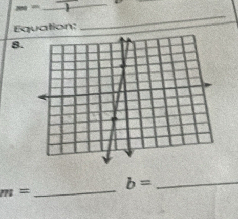 200°
_ 
Equation: 
_ 
8. 
_ b=
m=
_