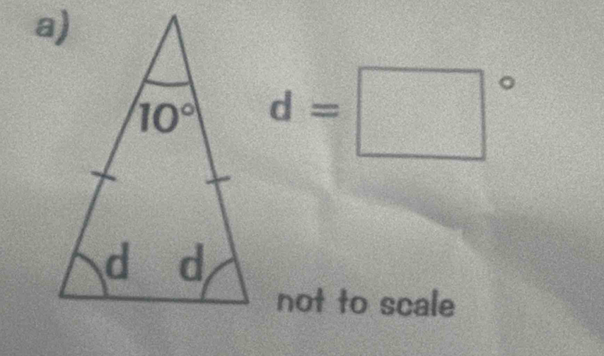 d=□°
not to scale