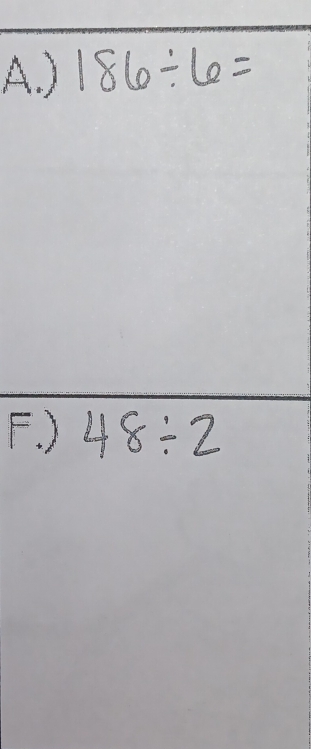 ) 186/ 6=
F. ) 48/ 2