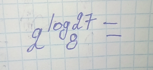 g^(log 27)_8=